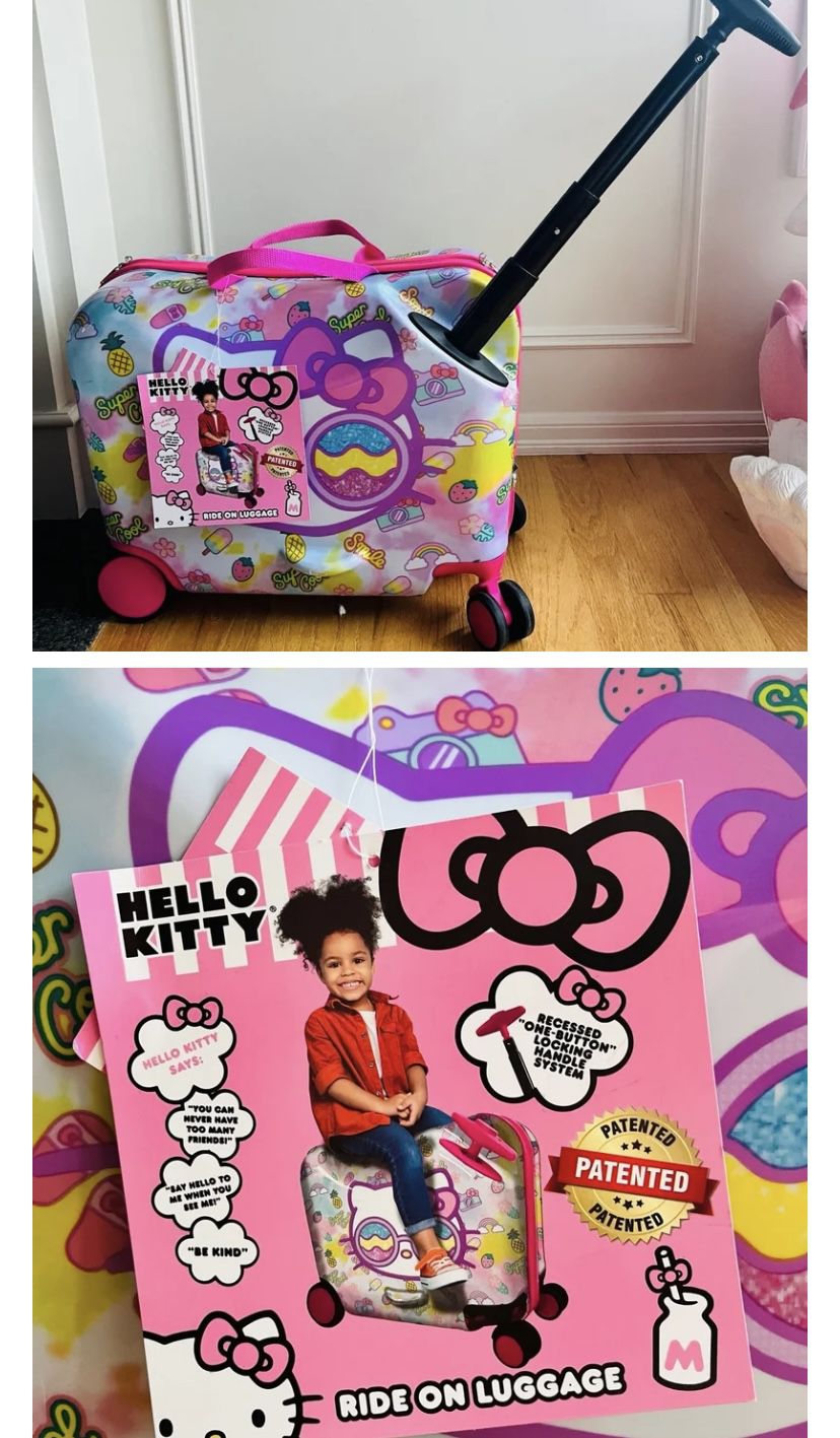 Hello Kitty Ride-on Luggage NWT