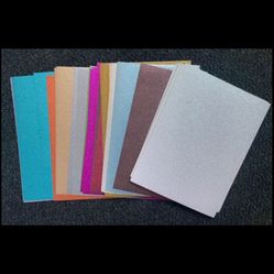 Glitter Cardstock Paper (Multiple Colors)