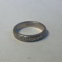 Sterling Coach Ring Thailand 925 8-1/4