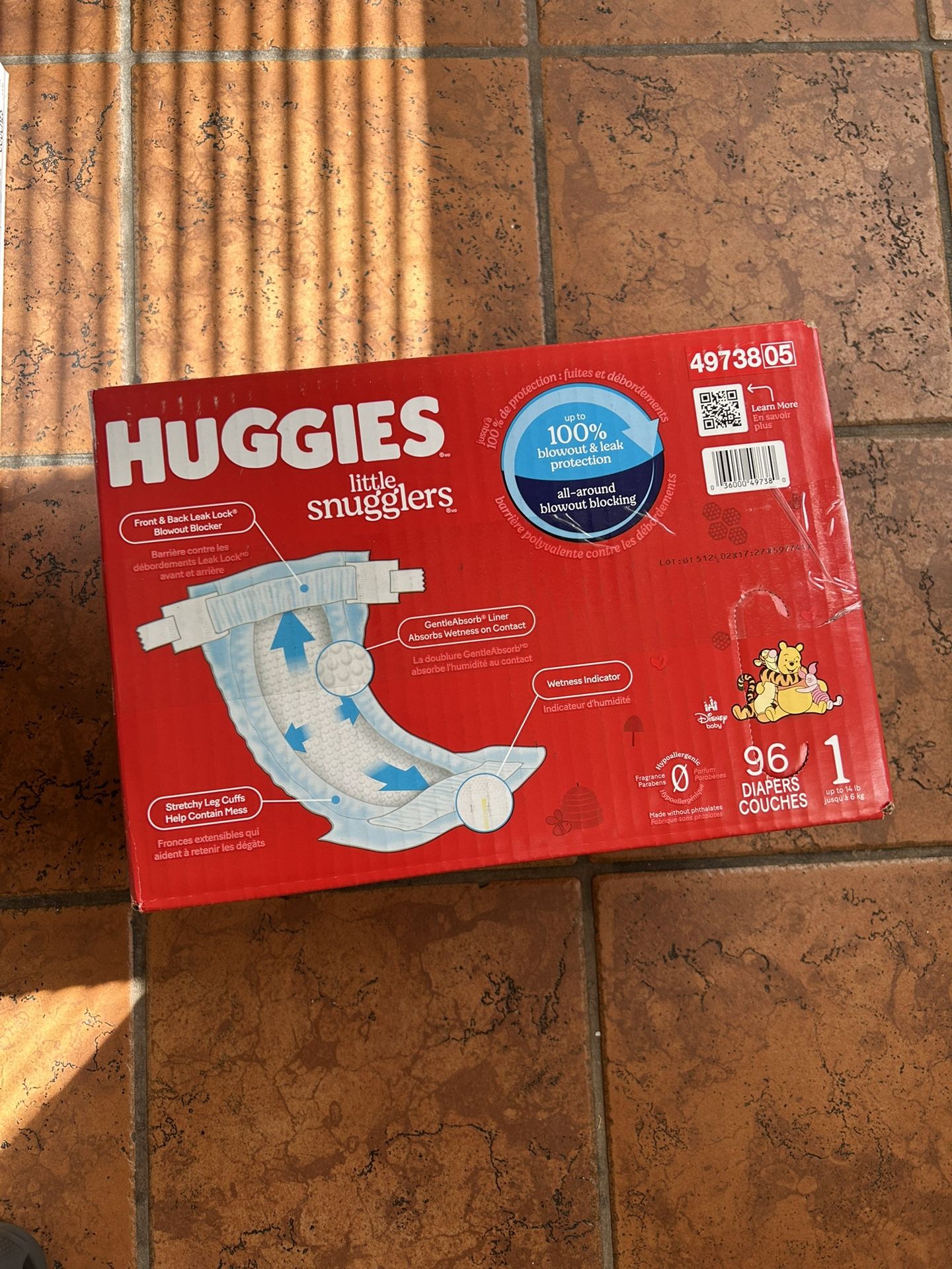 HUGGIES DIAPERS (1month) NEW