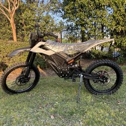 Apollo RFN Ares Rally Pro Electric Dirt Bike,  5000W -74V45A , LG Premium 21700 Lithium Cells  