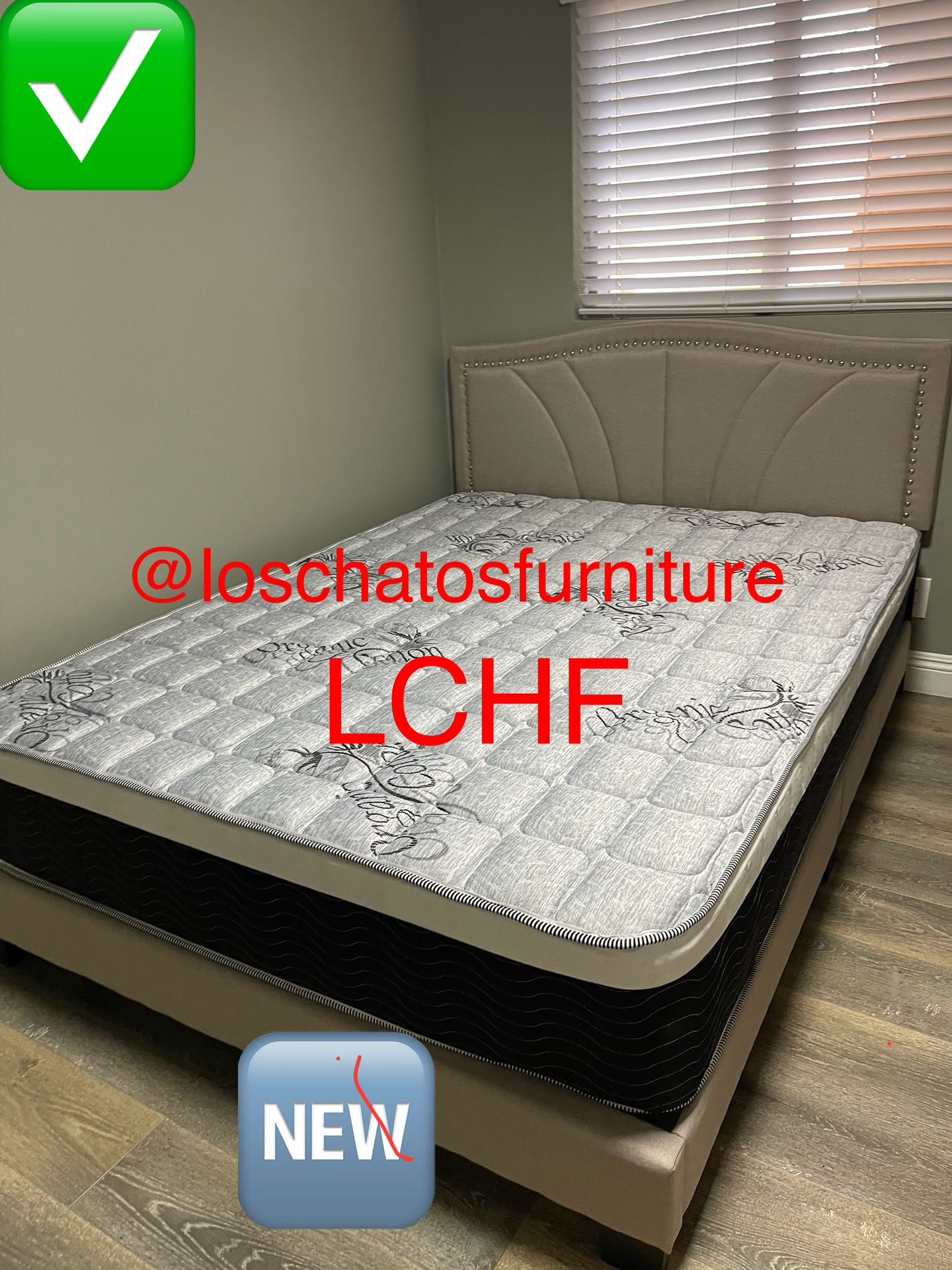 Queen Size Bed Frame And Mattress 