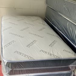 Twin Size Mattress 10” Inches Thick New From Factory Also Available in: Full, Queen, King Same Day Delivery