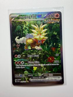 Gouging Fire ex Pokémon Card 204/162