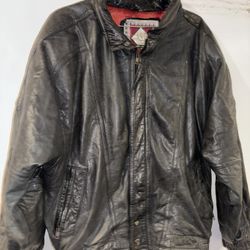 Leather Jacket Size Large 