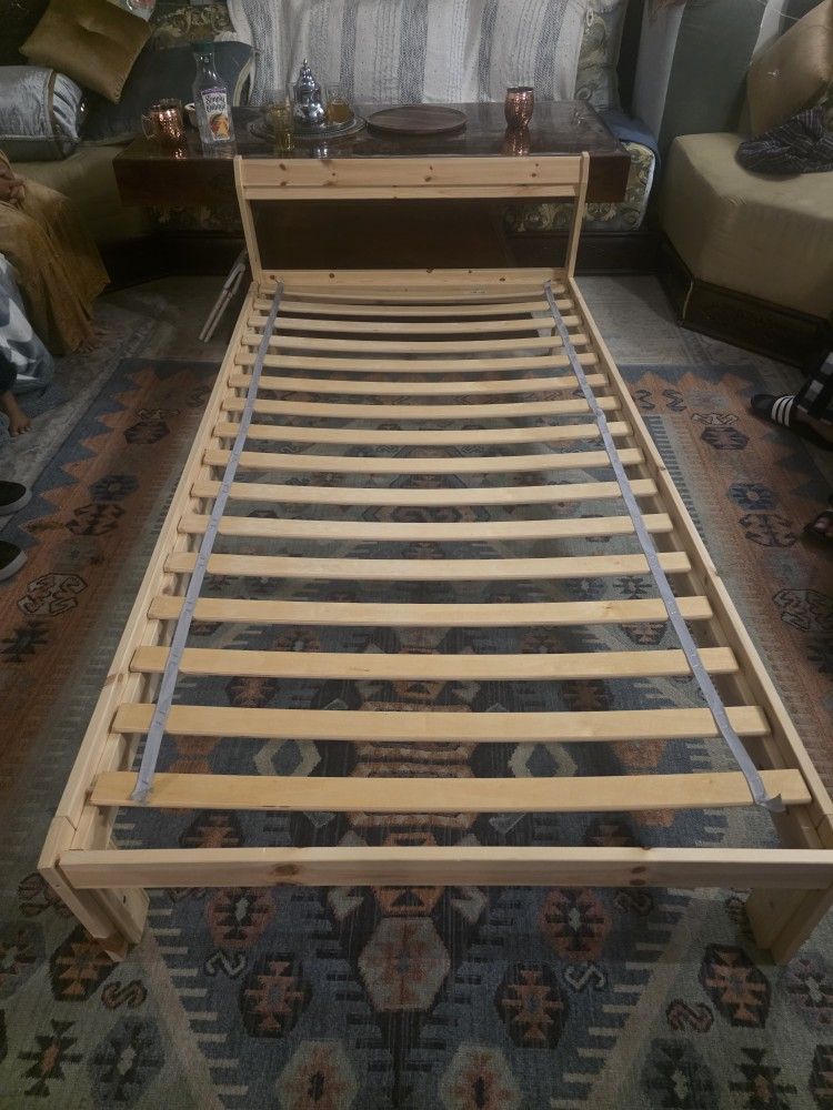 Wooden Twin Bed