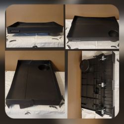 Foldable Space-Saving Bedside Shelf Tray /  Clip-on Nightstand 