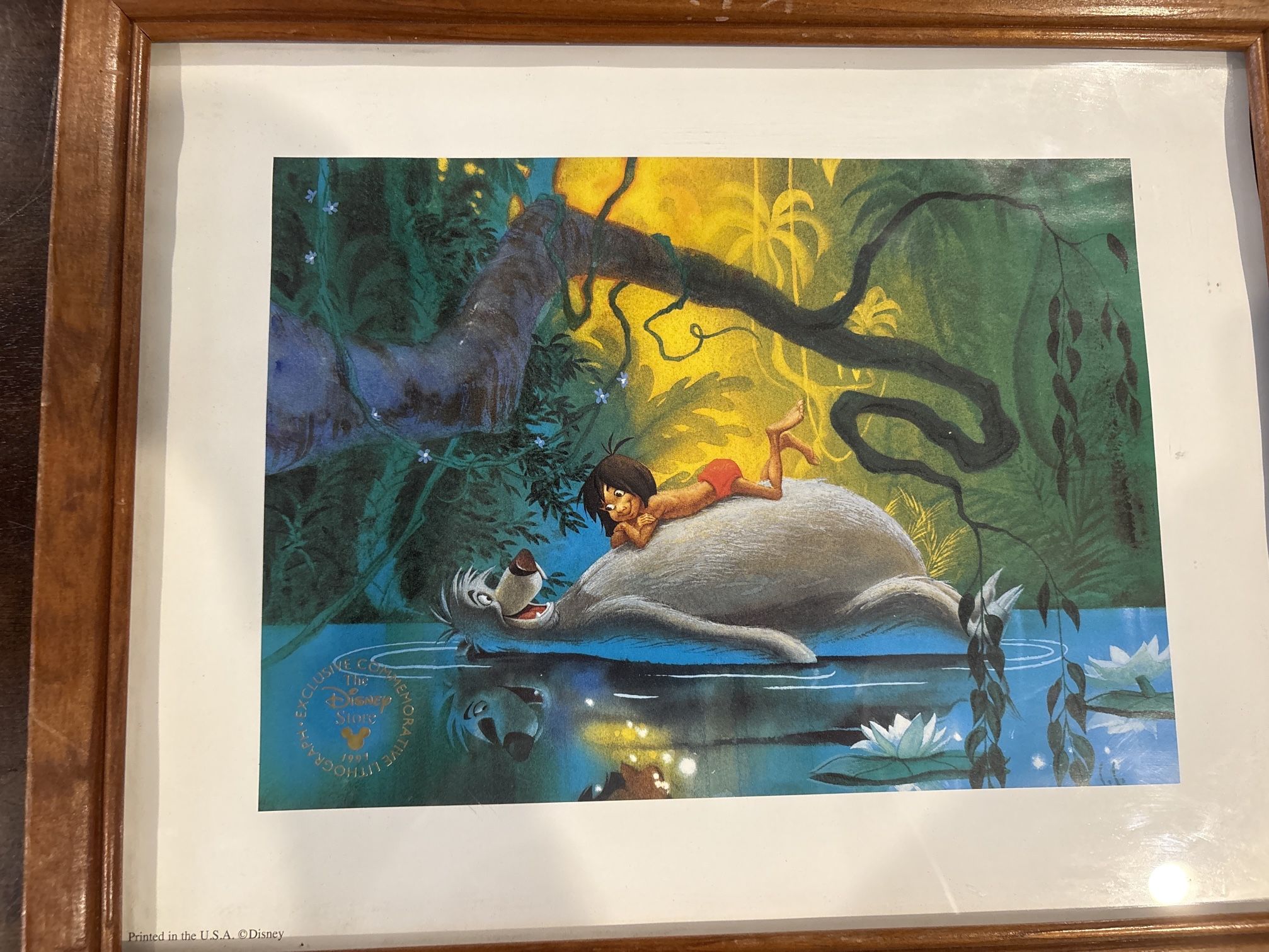 Disney Store Exclusive Jungle Book Lithograph (1997)
