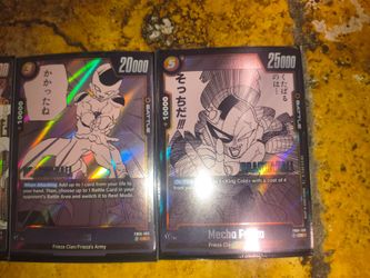 Bandai Dragon Ball 3-Card Japanese Foil Lot: Frieza, Mecha Frieza FB05-085