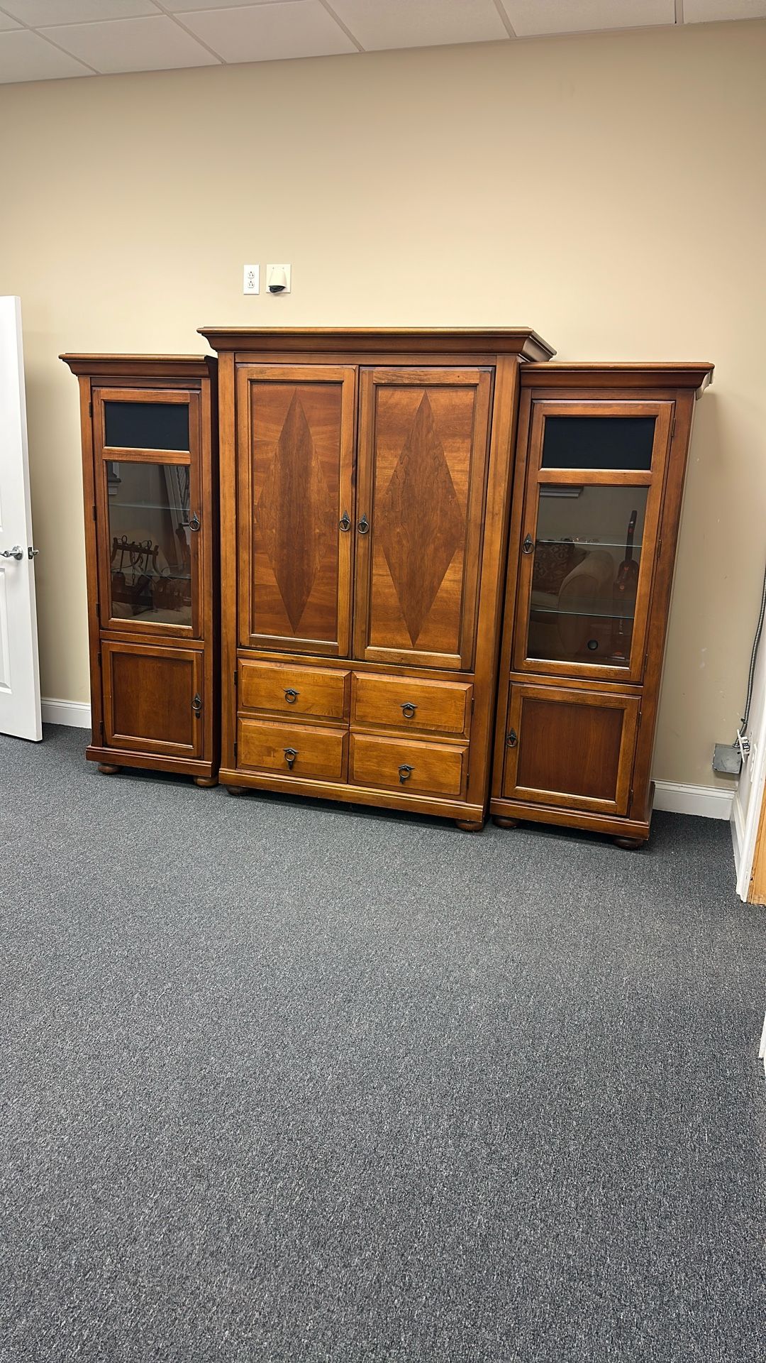 Solid Wood TV Entertainment center