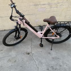 ACTBEST Core Electric Bike for Adults - 468Wh Removable Battery, 26 inch Step Thru Electric Bicycle, Peak 750W Brushless Motor Cityrun Ebike, with 7 S