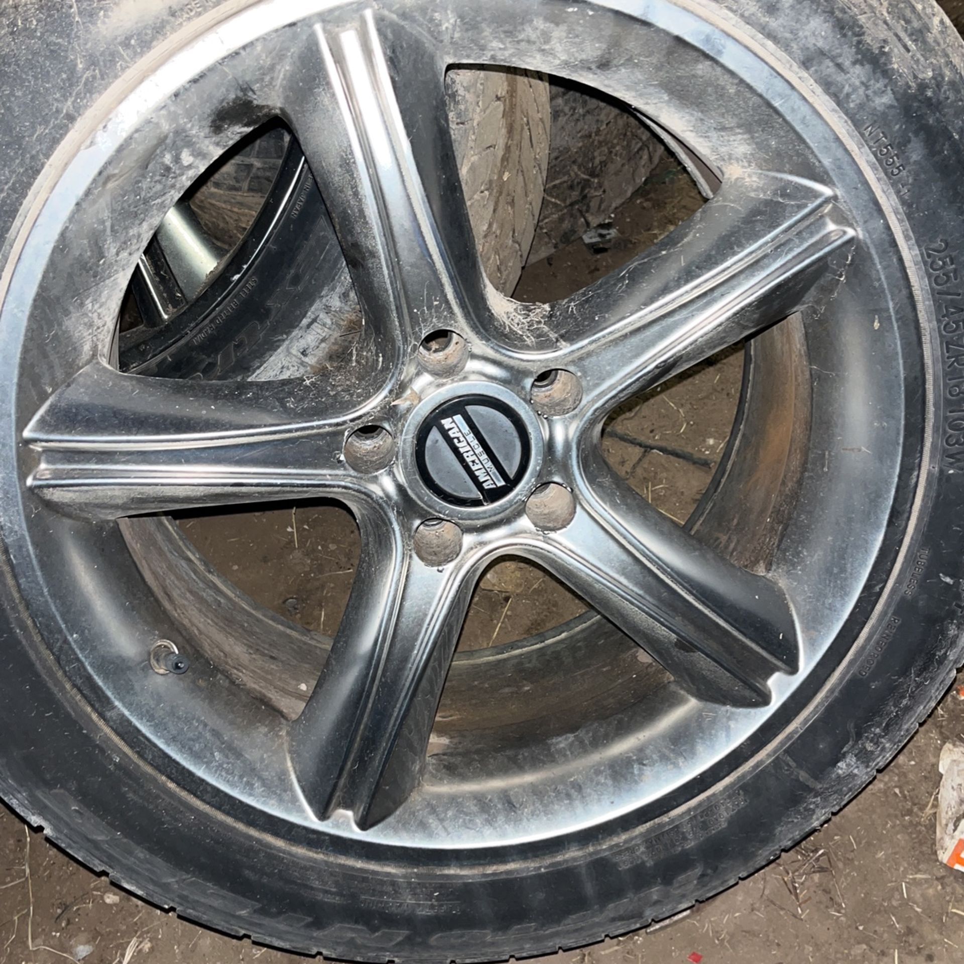 Rim With Tires Came Off Mustang 5 Lug