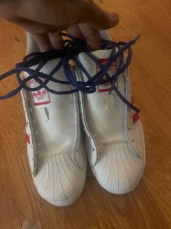 Adidas Superstar Sneakers White Red