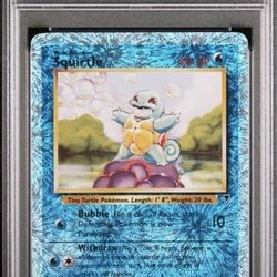 Squirtle Legendary collection reverse holo Psa 4