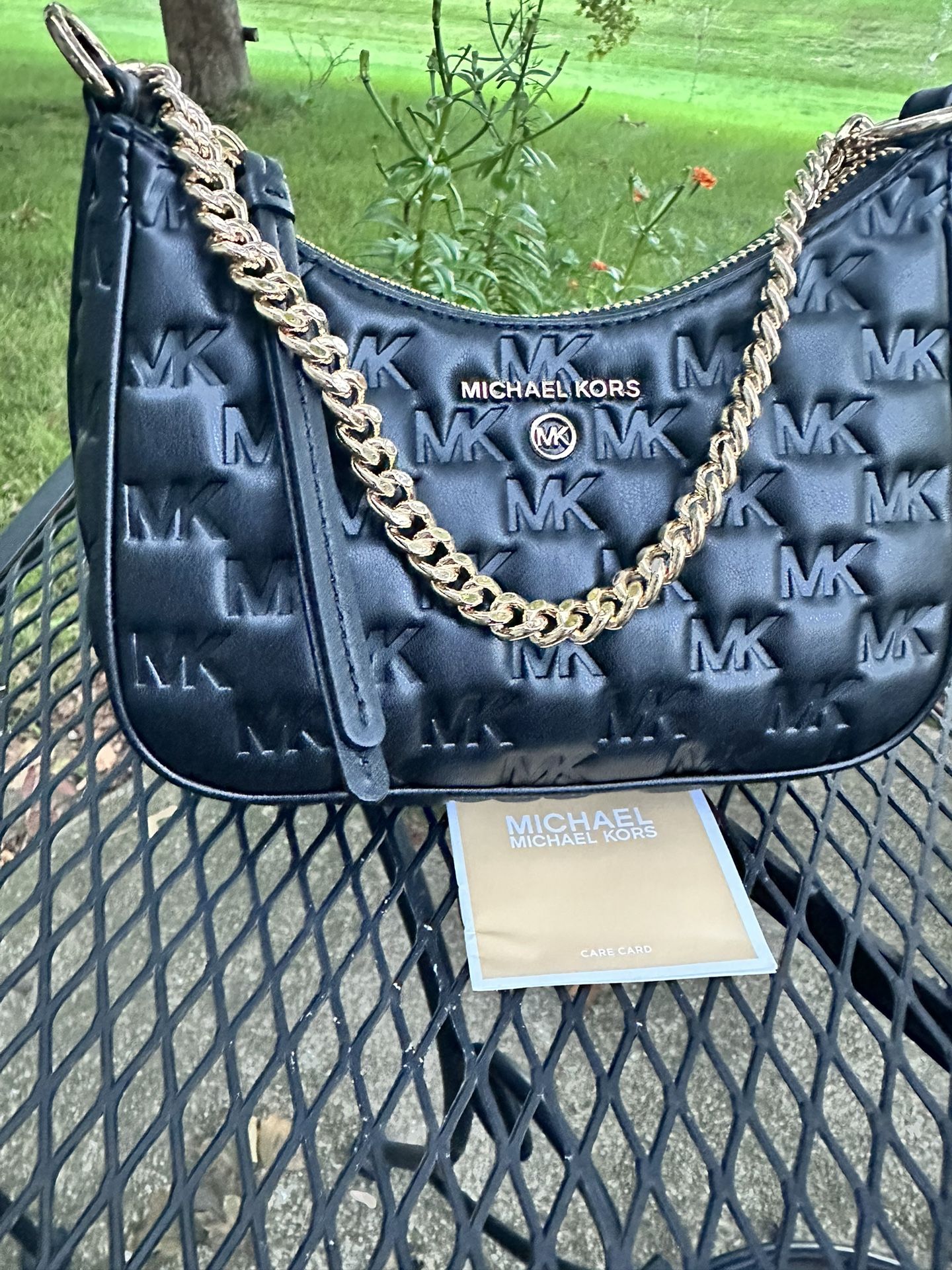 Michael Michael Kors Chain Logo Pochette Bag - Farfetch