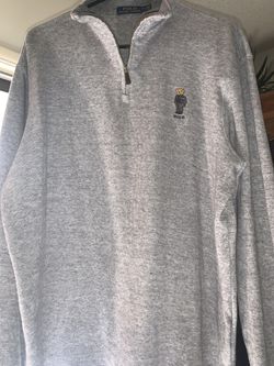 Polo half zip sweater