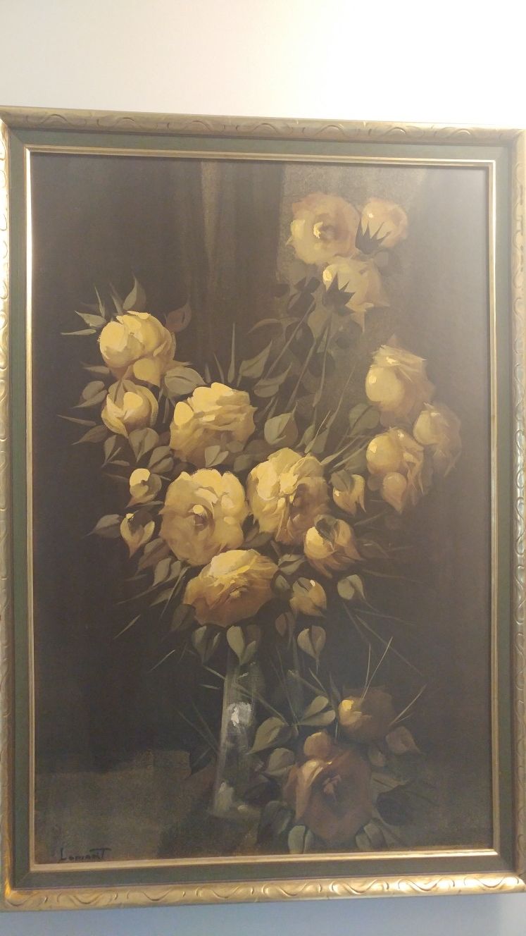Yellow Roses by Lamont