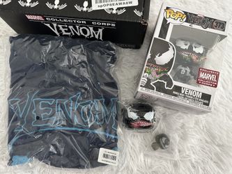 New Funko Pop Marvel Collector Corps Venom Set
