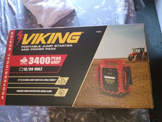 Brand new in the box never opened Viking black with red