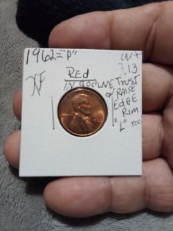 🇺🇸A, Lincoln Penny"(1962="P") Wt:3.13( W./ Errors.)