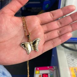 Butterfly Gold Filled / Mariposa Baño En Oro