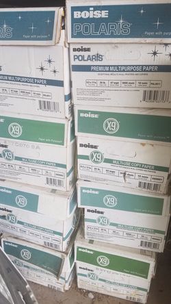 Boise X-9 Multi-Use Copy Paper, Letter Paper Size, 20 Lb Case Of 10 Reams