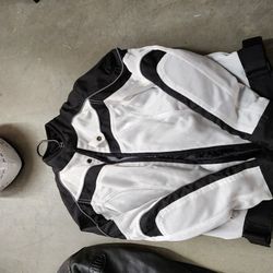 Womens Motorcycle Jacket And Helmet