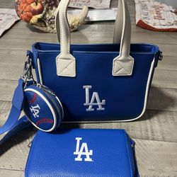 Dodgers Purse With Wallet
