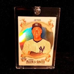 Derek Jeter 2021 Allen & Ginter Topps Chrome! NY YANKEES MLB LEGEND 