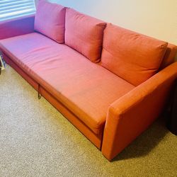 Sleeper sofa, Skiftebo Orange