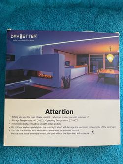 DAYBETTER RGB Color Changing LED Strip Lights – New
