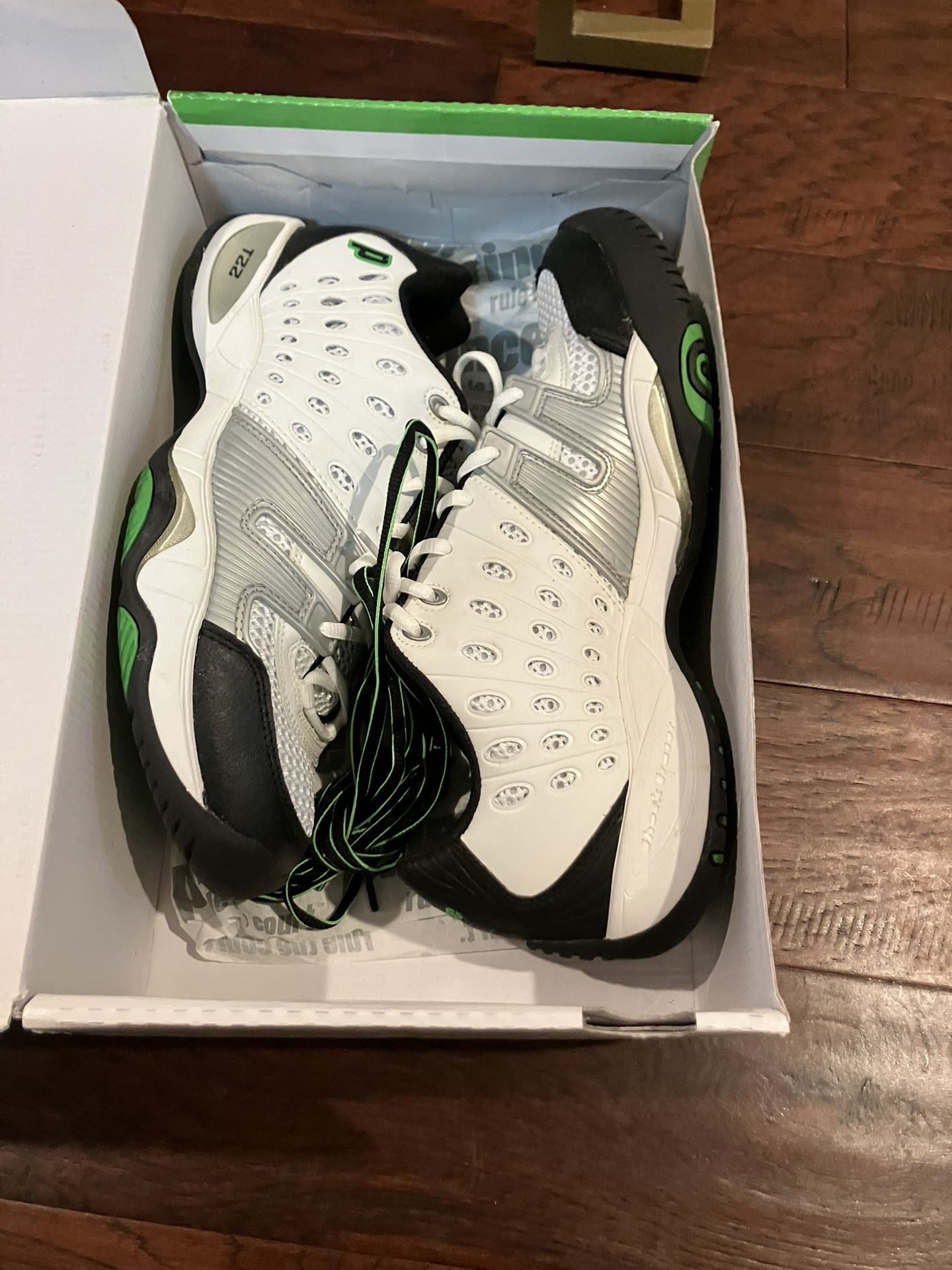 Purchased From Tennis Village Tags On Really Cool Men’s PRINCE 🎾 Tennis (or Pickleball)Shoes In Original Box