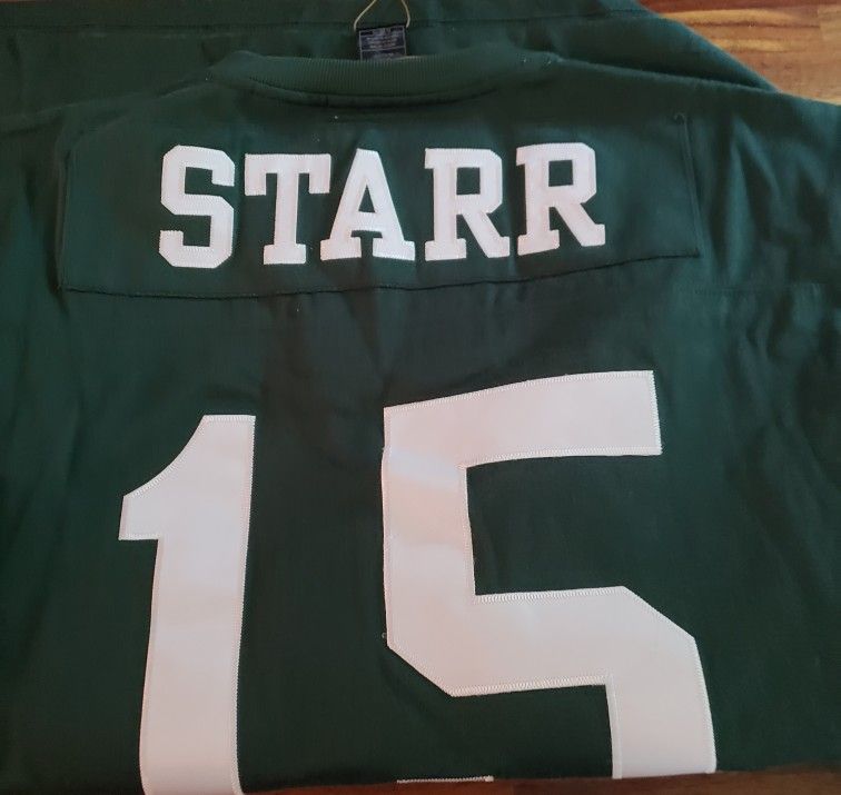 Vintage Green Bay (Bart Starr Long Sleeve Jersey) Brand New With Tshirt,  Football And Book for Sale in Knoxville, TN - OfferUp