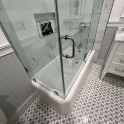 Shower Door Windows  Storefront And Broken Window  