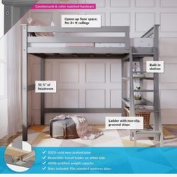 Wooden Loft Bed