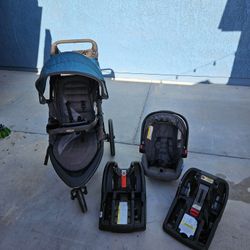 Graco Jogger & Carseat combo w/ 2 bases