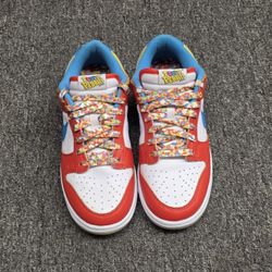 Nike Dunk Low x LeBron James x Fruity Pebbles Red Men’s Size 6.5 DH8009-600