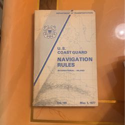 U.S Coast Guard Navigation Rules Book