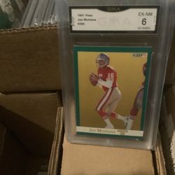 1991 Fleer Joe Montana Ex Nm 6