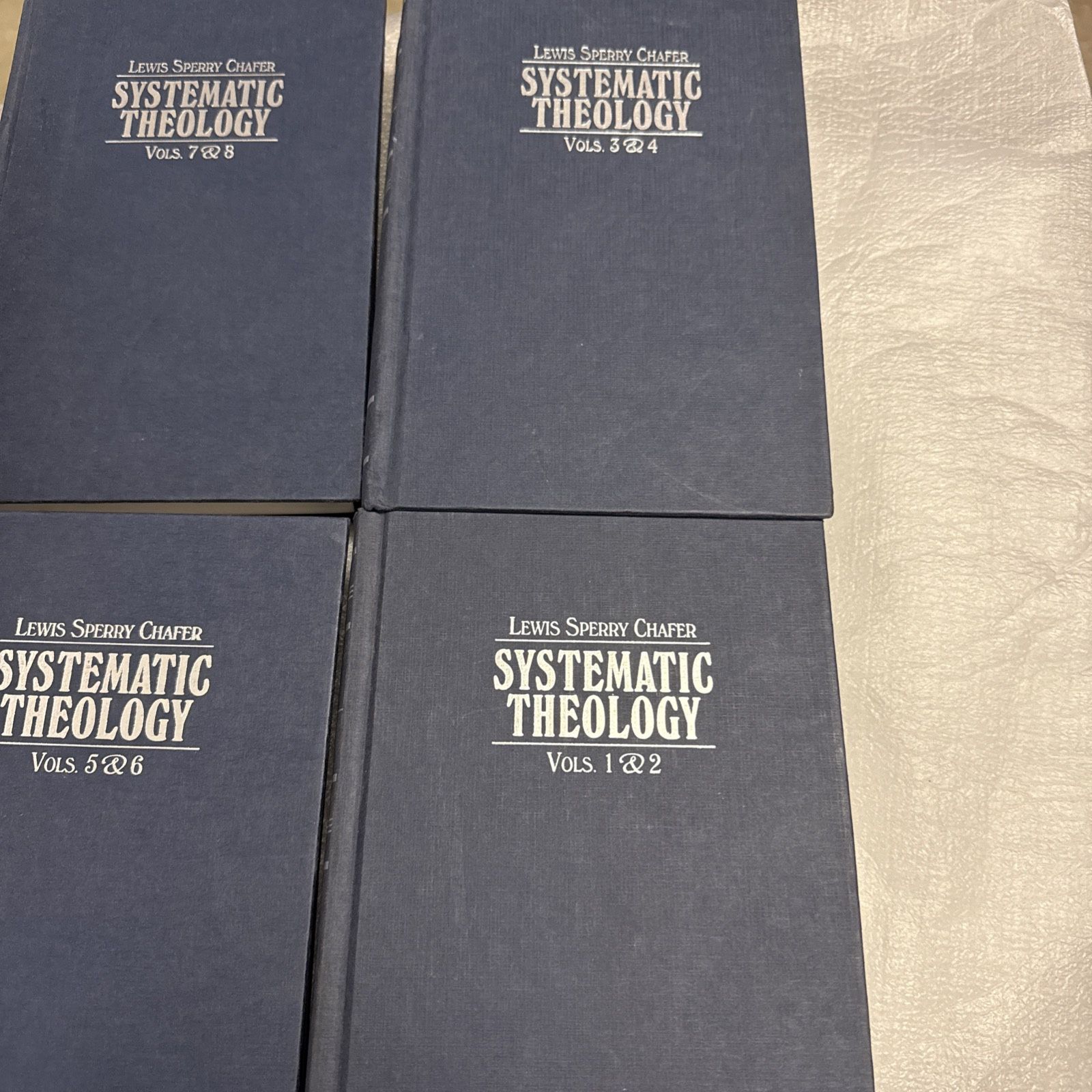 Systematic Theology (4 Book Set) Volumes 1-8- Hardcover Lewis S Chafer