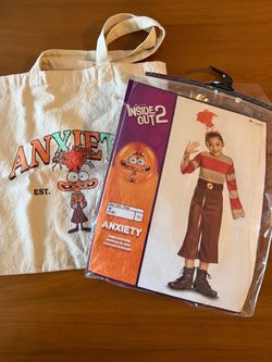 Anxiety Costume Disney Inside Out Size M 7-8