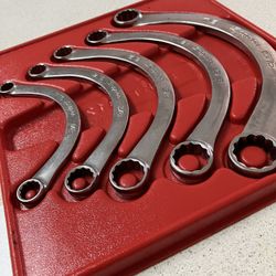 Snap On Half Moon FlankDrive SAE Wrench Set