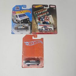 Hot Wheels Premium Marvel Captain America & Space Jam & More - New