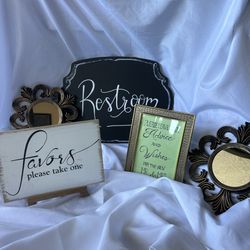 Wedding Frames And Signs