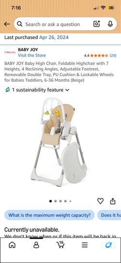 High chair