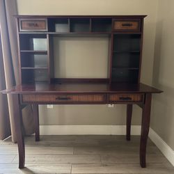 Rattan Wood Desk