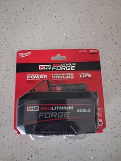 Milwaukee m18 battery xc8.0 forge