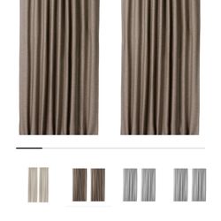 Room Darkening Curtain Set