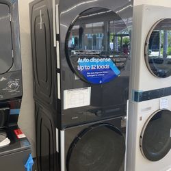 Samsung Bespoke Front Washer And Dryer Stackable 