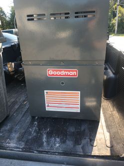 Hot air furnace. Gas